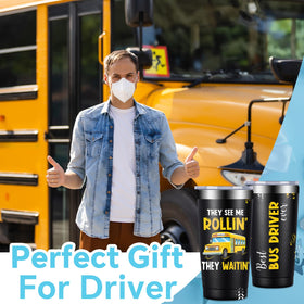 Fufandi bus driver gifts stainless steel body highlights rugged durability.