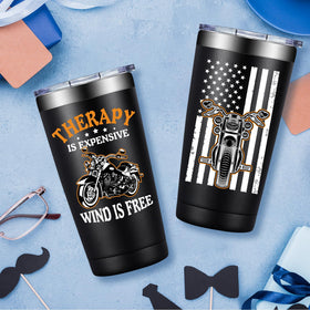 Fufandi tumbler in gift box conveys ready-to-gift packaging for riders