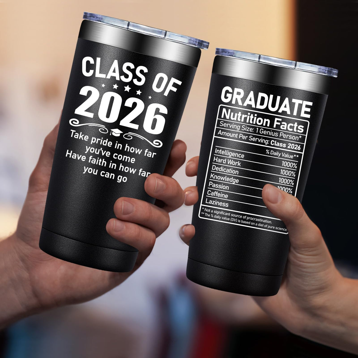 Fufandi Class of 2026 tumbler showcases celebratory design for gift-ready moments.