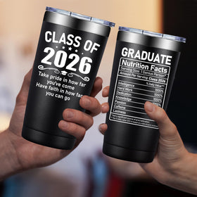 Fufandi Class of 2026 tumbler showcases celebratory design for gift-ready moments.
