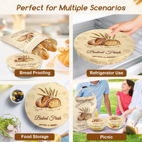 Fufeisi bread bowl cover gift set option for bakers and kitchen lovers.