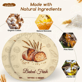 Fufeisi reusable bowl cover eco-friendly material for food storage and waste reduction.