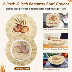 Fufeisi sourdough-proofing bowl cover 10-inch keeps crust tender during fermentation.