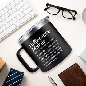 Fufendio Indoor outdoor mug for home, beach, or office.