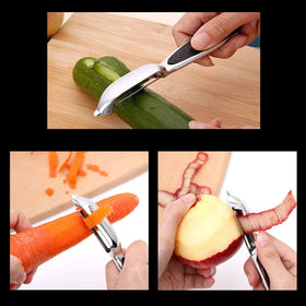 FUHUY dishwasher-safe peelers simplify cleaning and storage after use
