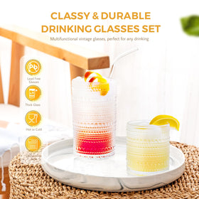 FulGNU cocktail glasses 10 oz, ideal for mixed drinks and nightcaps