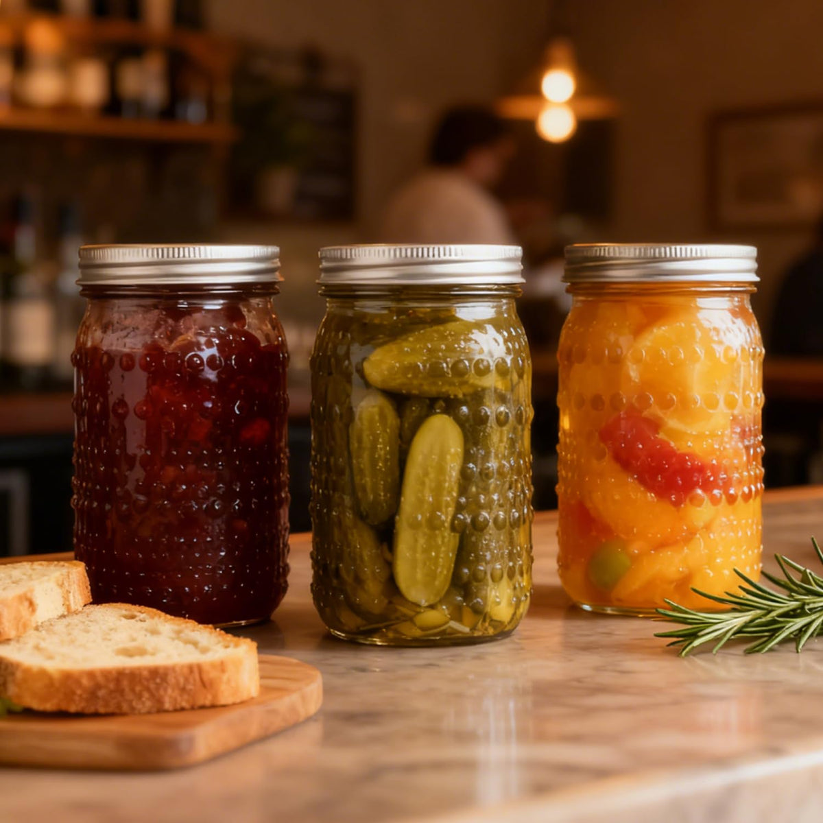 FULGNU glass jars are lead free and dishwasher safe for simple cleanup