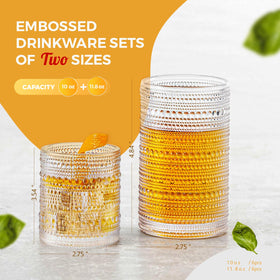 FulGNU vintage glassware with beaded hobnail detail for stylish gatherings