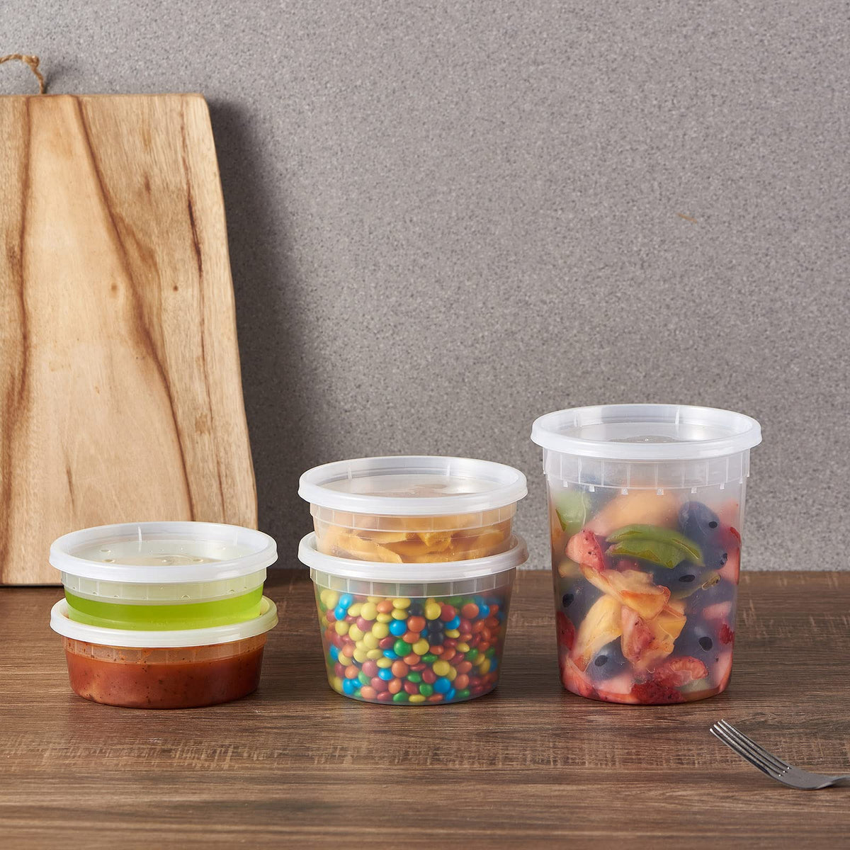 Fuling dishwasher-safe containers simplify cleanup after meal prep.