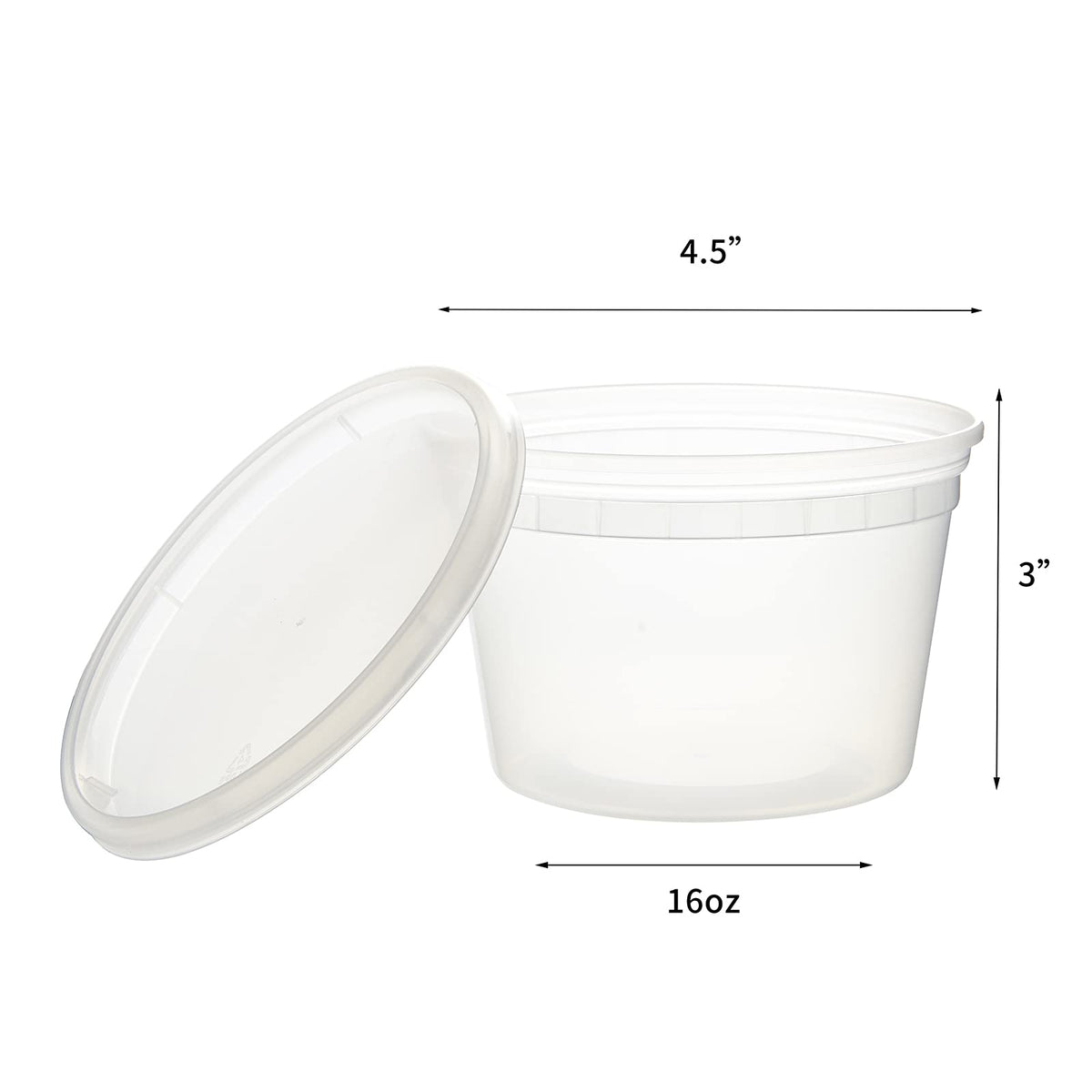 FULING meal prep container 16oz ready for portioned meals and on-the-go lunches.