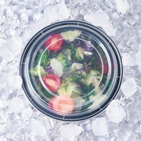 FULING stackable meal prep bowls saved in a tidy fridge