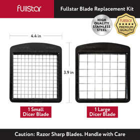 Fullstar 2-piece insert set offered as replacement blades.