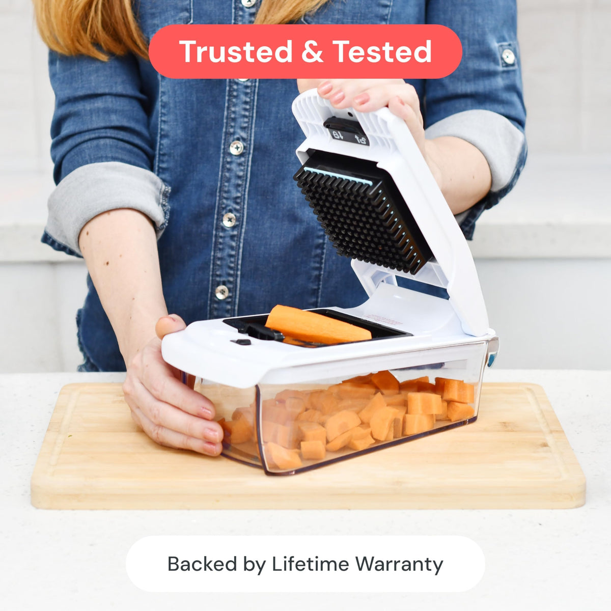 Fullstar All-in-1 chopper makes a thoughtful gift for moms and cooks.