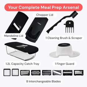 Fullstar compact design fits neatly in a kitchen drawer.