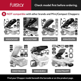 Fullstar large dice blade replacement for potato dicing.