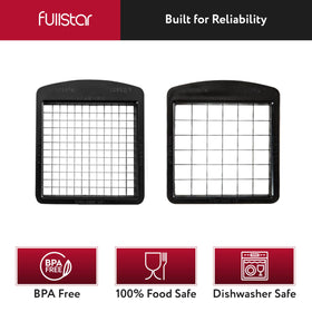 Fullstar blade size 3.9 x 4.4 inches for reliable replacement.