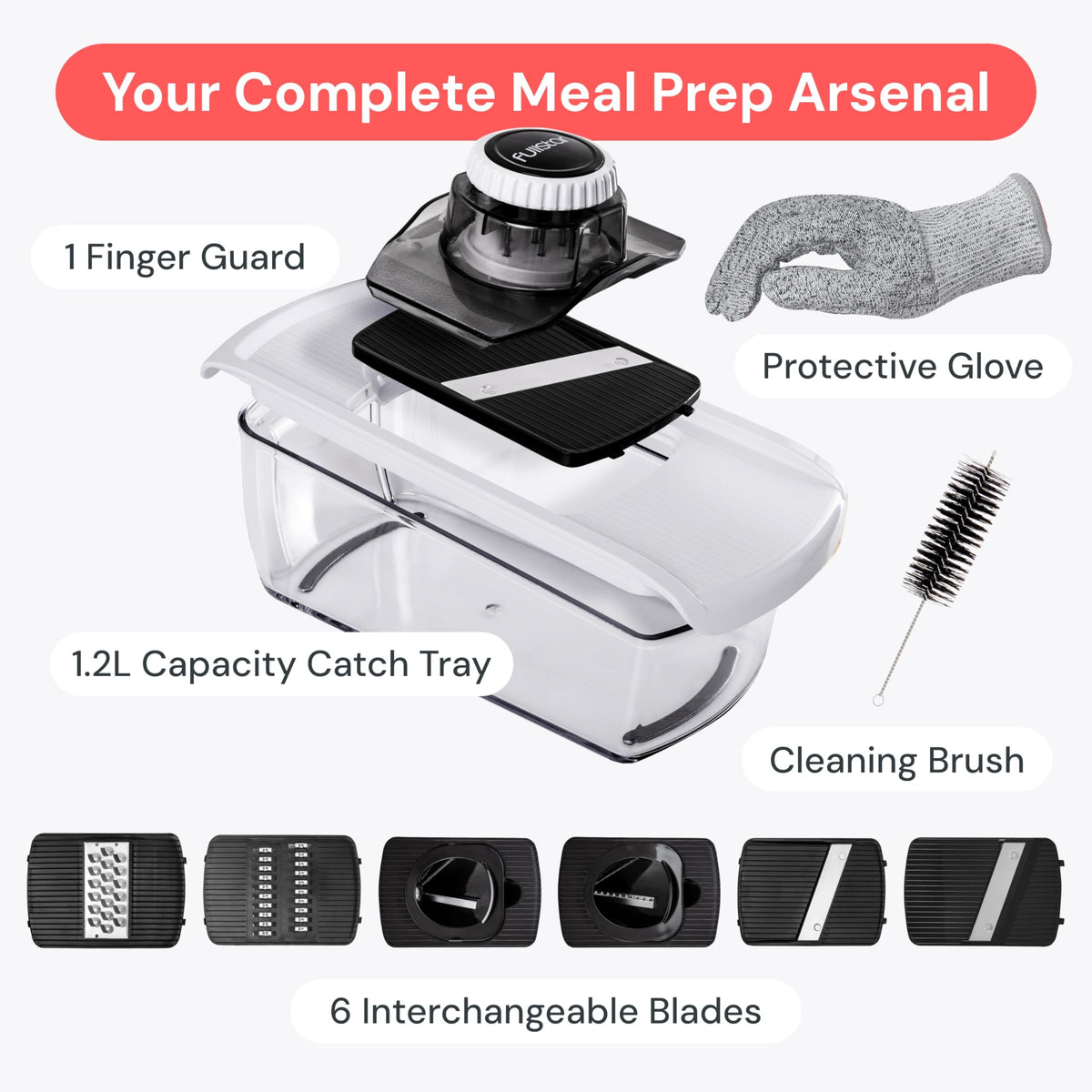 Fullstar compact design saves kitchen storage space