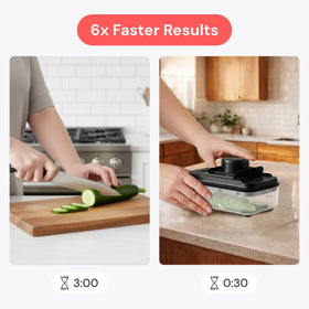 Fullstar Daily Chopper BPA-free body ensures safe kitchen use.