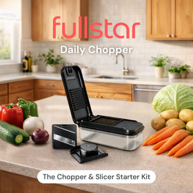 Fullstar Daily Chopper slicer blade for quick, uniform vegetable slicing.