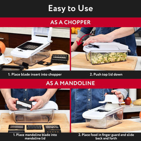 Fullstar dishwasher-safe parts simplify cleanup after meal prep.