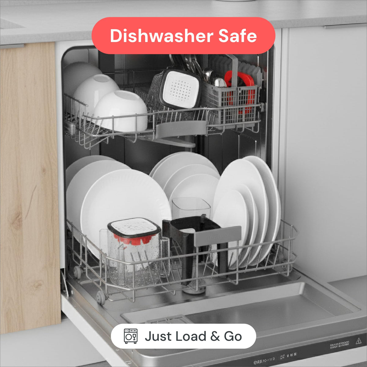 Dishwasher-safe Fullstar slicer ready for easy cleaning