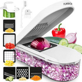 Fullstar 6-in-1 mandoline assembly for versatile prep