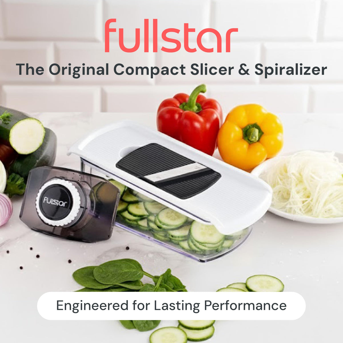 Fullstar mandoline slicer blades and guard for precise, safe cuts