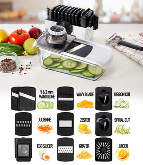 Fullstar catch tray keeps counters clean during prep