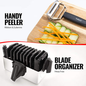 Fullstar julienne blades deliver uniform matchstick cuts