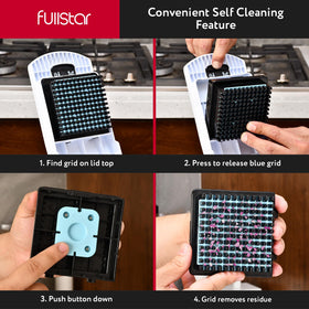 Fullstar non-slip base keeps the unit stable on the counter.