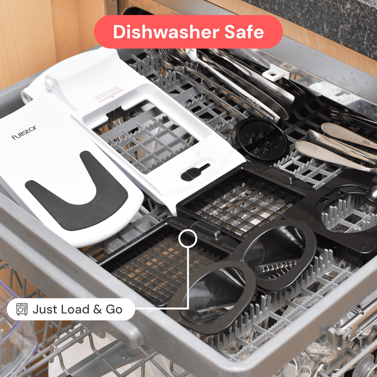 Fullstar Original Pro Chopper's compact design fits slim drawers.