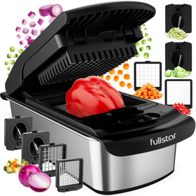 Fullstar Pro Chopper dices vegetables quickly for weeknight dinners