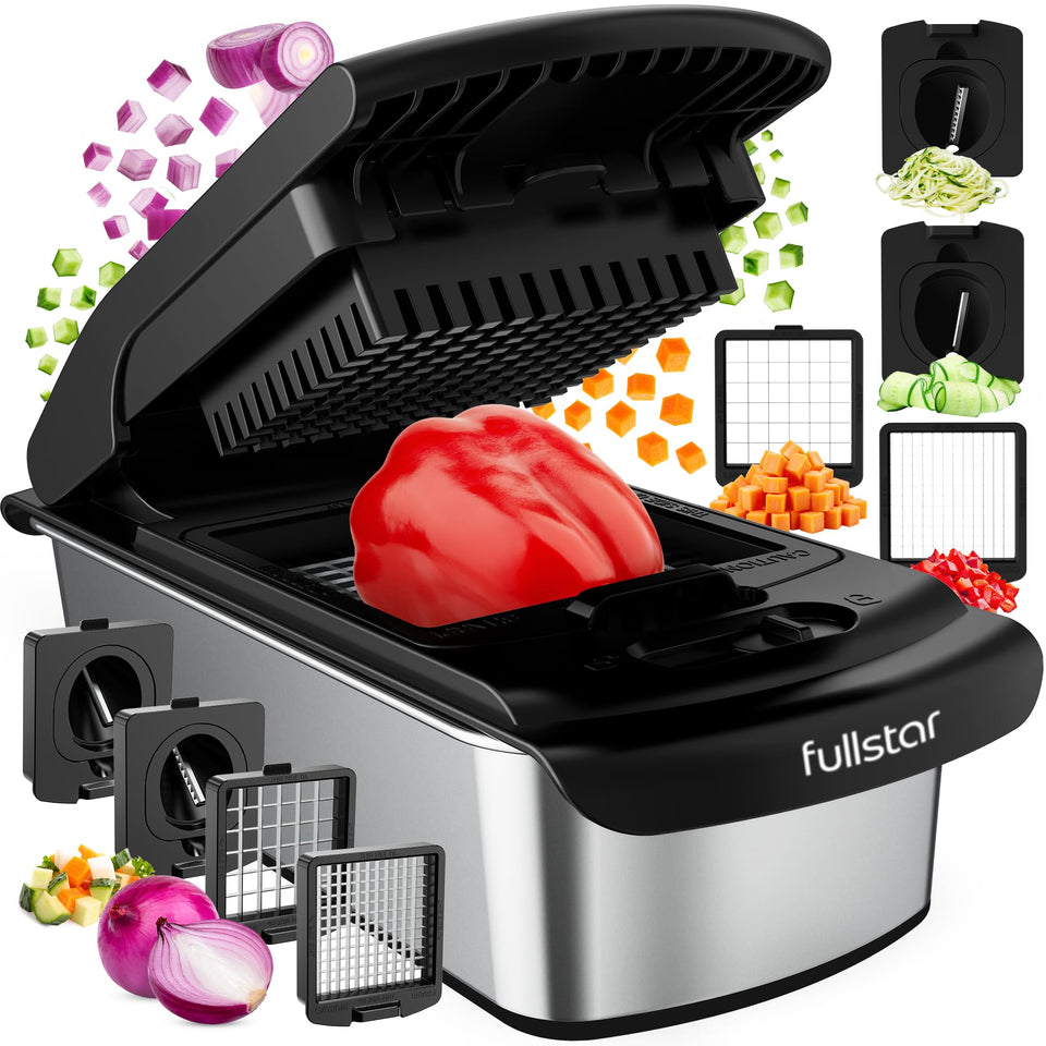 Fullstar Pro Chopper dices vegetables quickly for weeknight dinners