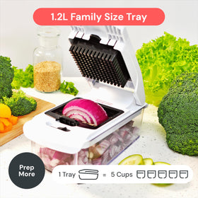 Fullstar Pro Chopper is top-rack dishwasher safe for easy cleanup.