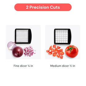 Fullstar Pro Chopper soft-grip handle enhances comfort during chopping tasks.