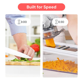 Fullstar protective glove included for safe slicing during prep