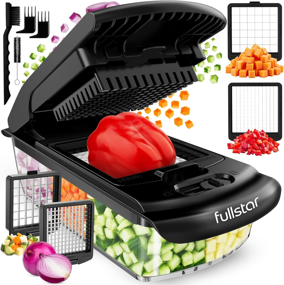 Fullstar The Original Pro Chopper dices vegetables quickly for easy weeknight meals.