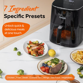 Nonstick 6QT basket from Fullwill designed for easy batch cooking and cleanup.