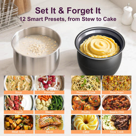 Fullwill 6qt stainless steel pot for hearty stews and braises