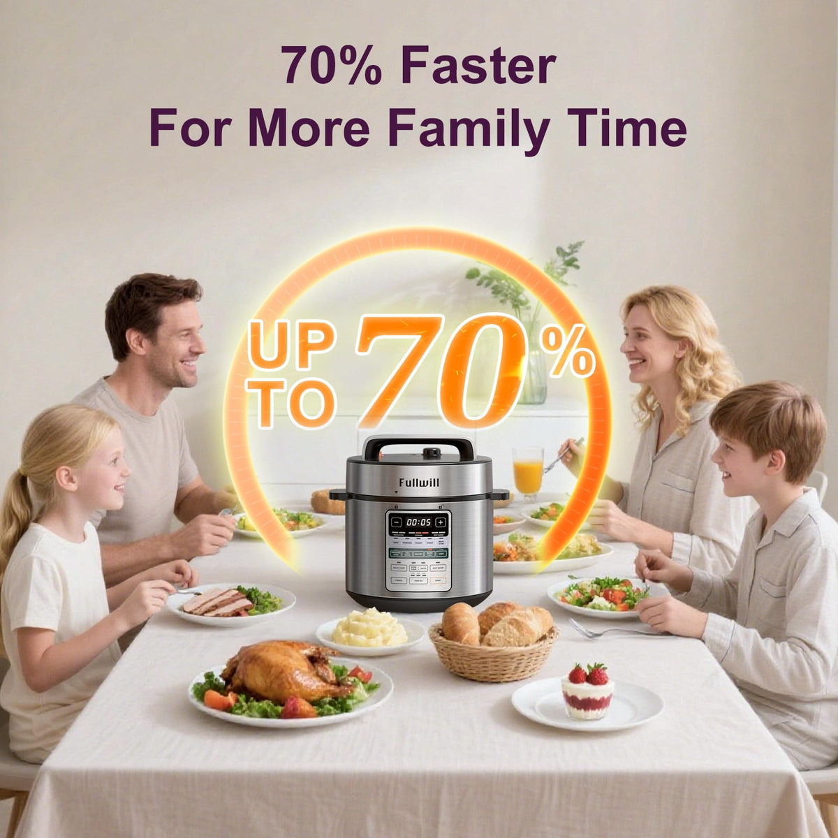 Fullwill steam release system keeps kitchen clean