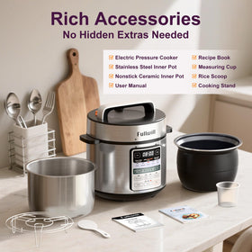 Fullwill twelve-way cooking covers pressure sauté bake and more