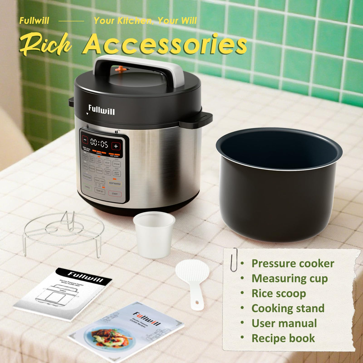 Fullwill warranty and packaging reassure reliable long-term use.