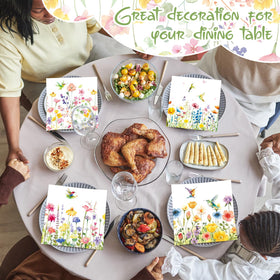 Fulmoon spring party napkins suit birthdays, banquets, and outdoor gatherings.