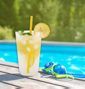fulong 16 oz highball glass durable plastic construction ideal for gatherings.
