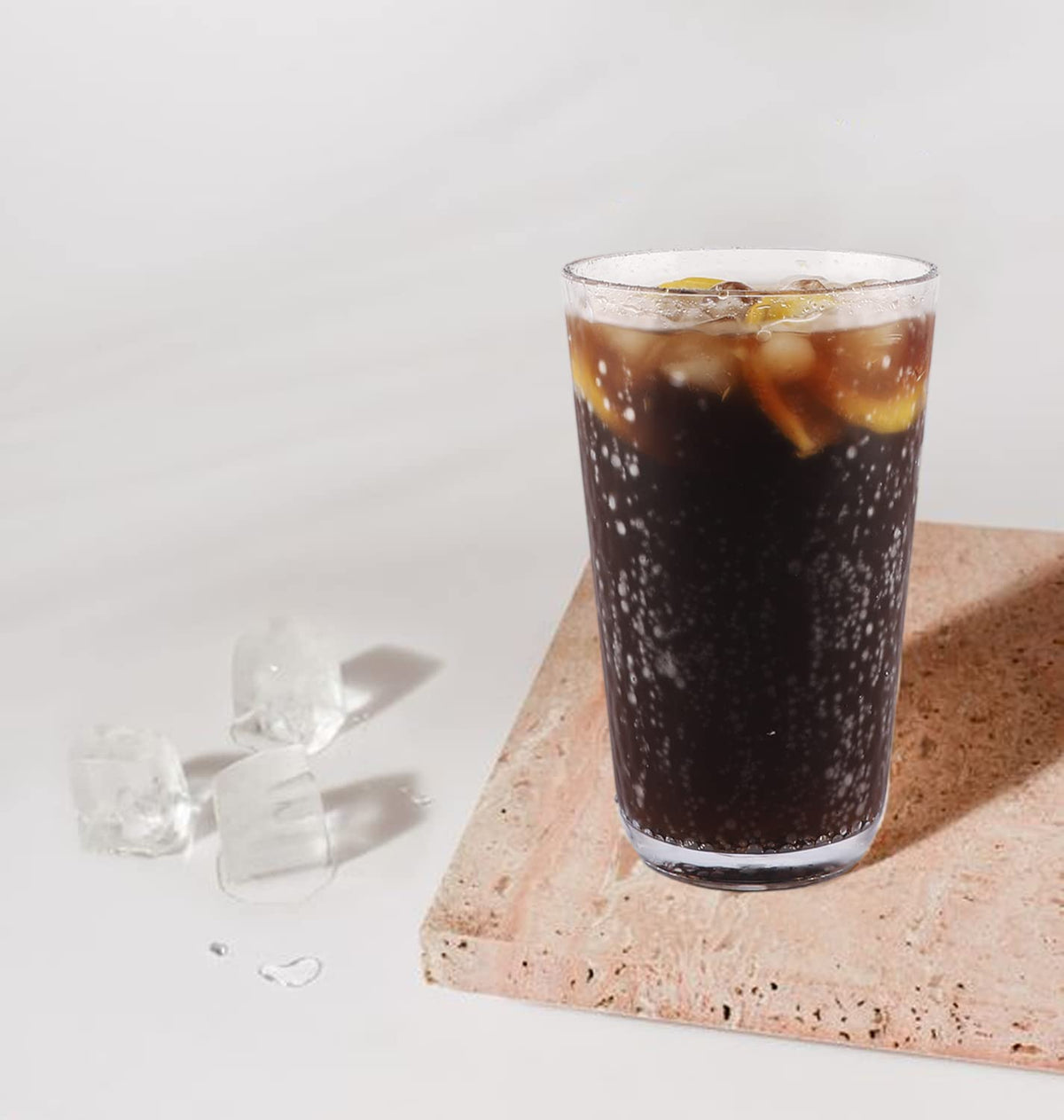 fulong 16 oz highball glass stackable design saves cabinet space.