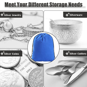 Fumete multi-piece storage bags for jewelry, watches, and metals