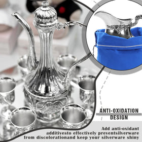 Fumete soft velvet protection bag protects heirloom silverware