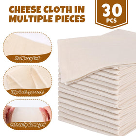 FUMILE unbleached cotton cheese cloth preserves natural flavors during cooking.