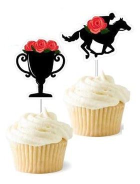 Fun Express Derby picks on mint julep, elevating cocktail display.