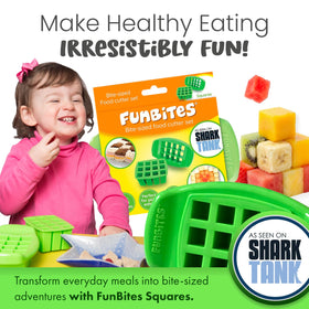 FUNBITES uncrustable cutter on bento boxes enables versatile soft-food cutting